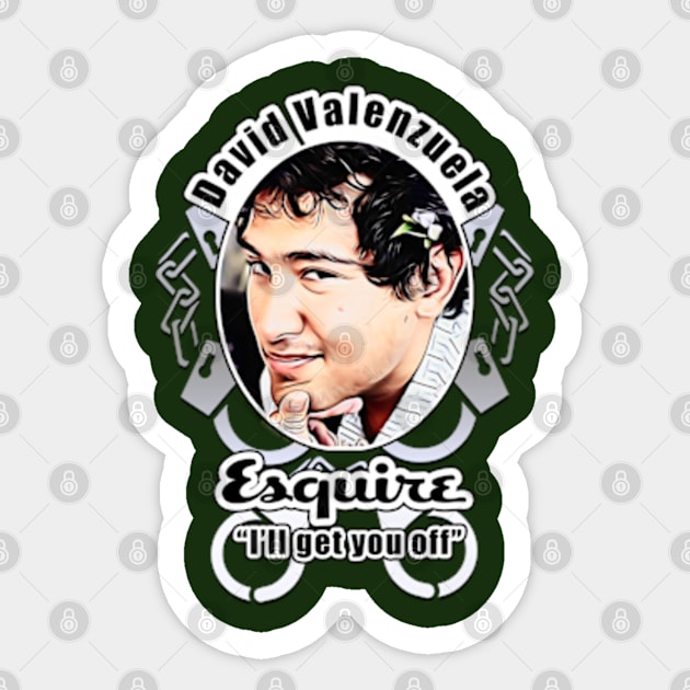 David Esquire Color Sticker by xzaclee16